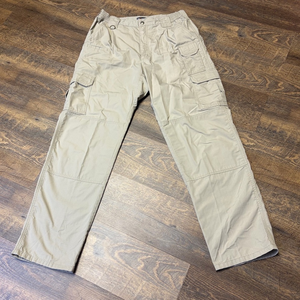 5.11 Men’s Regular Fit Taclite Pro Ripstop Cargo Pants 34x34 74273 Khaki